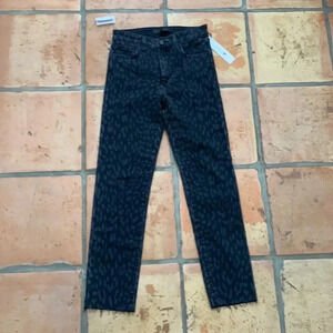 💎HP Joe’s Jeans Milla High Rise Size 27 Black Laser Cheetah Jeans